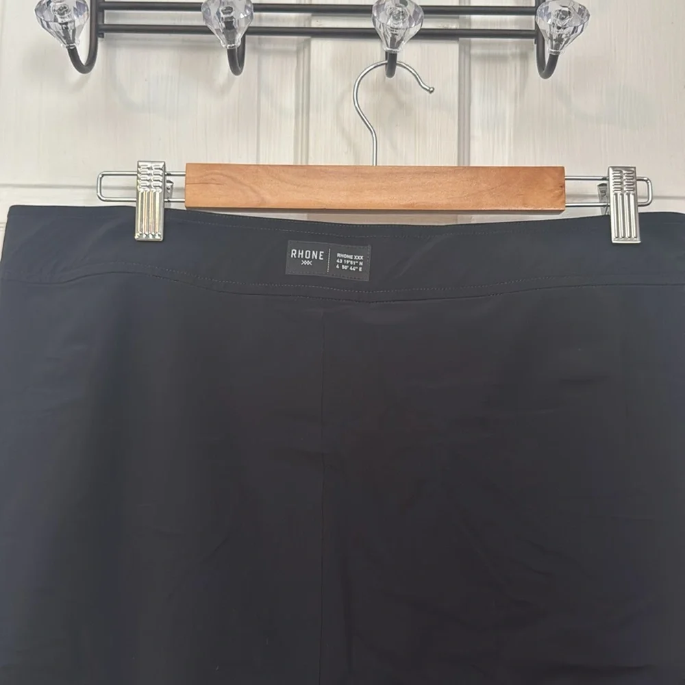 Rhone XXX Men's Black Velcro Drawstring Shorts Size 35 RN 141364